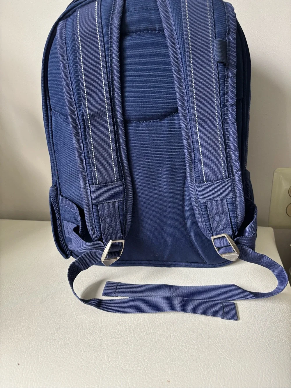 Pottery Barn Kids Navy and Green Small Backpack